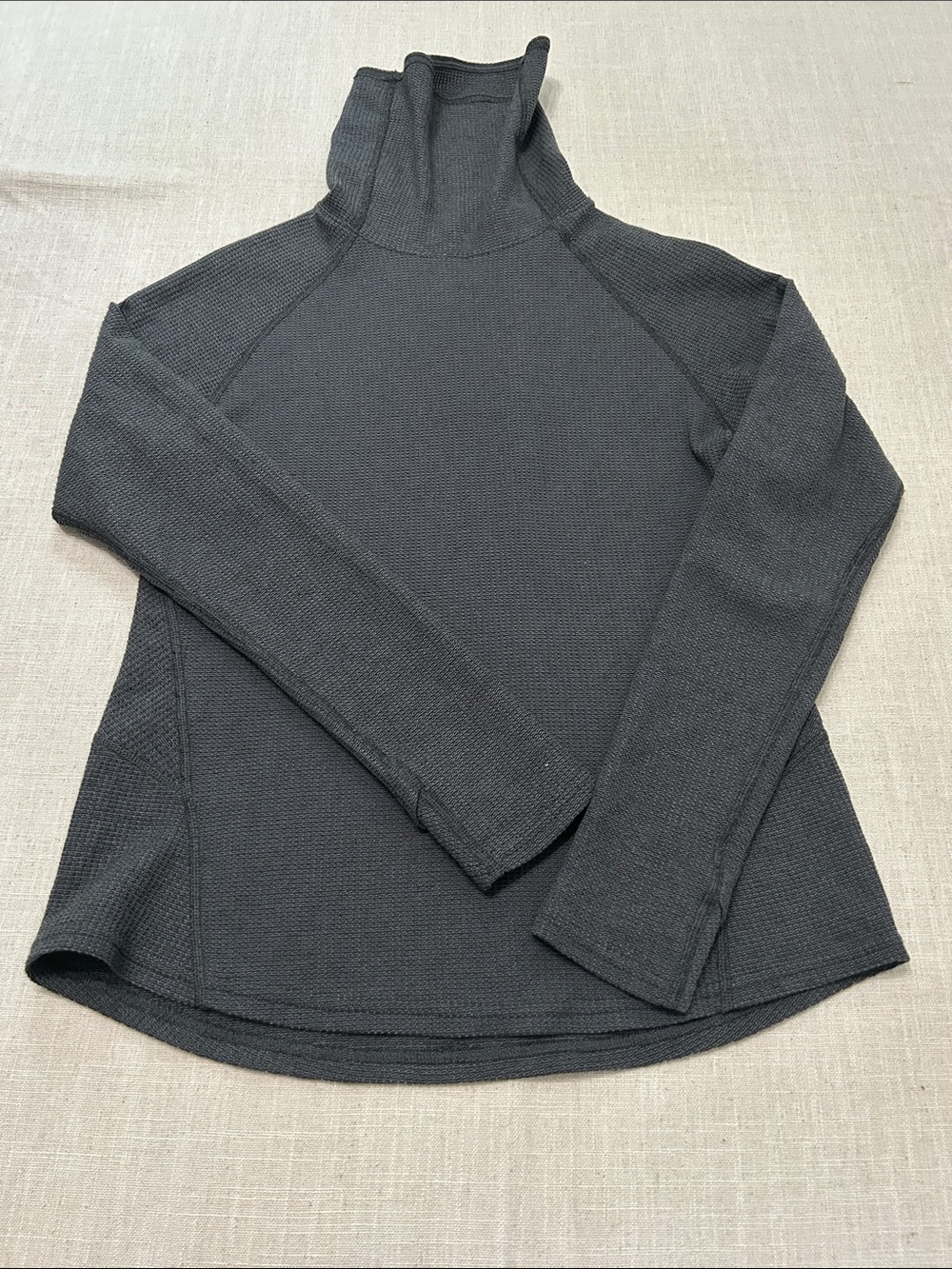 Kuhl Petra Mock Neck Women's S Waffle Knit Hiking Outdoor Camping Pullover - Picture 14 of 16